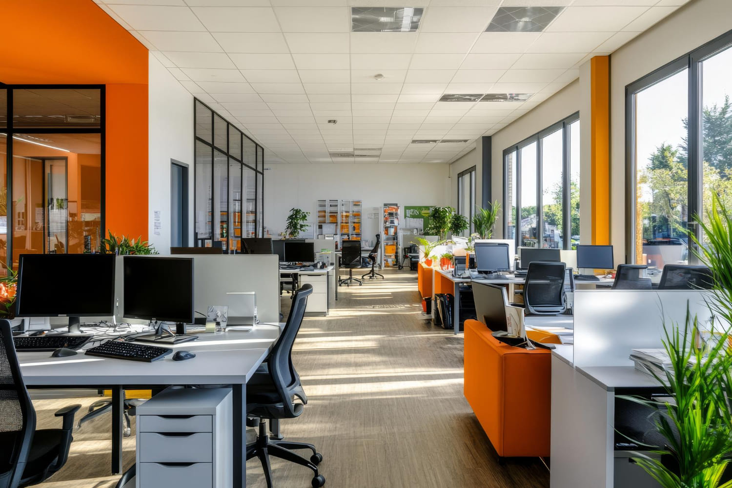 Creative agency workspace