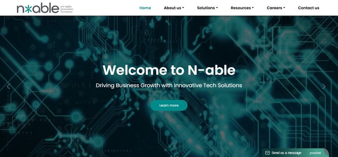 SaaS website design and development